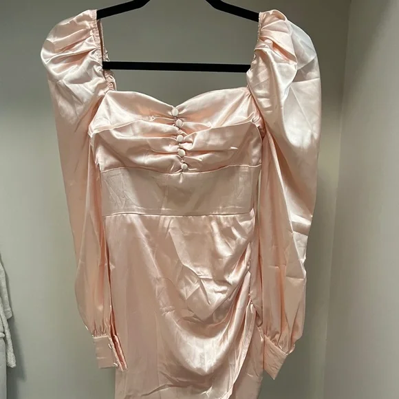 Pink Satin Mini Dress | Color: Pink | Size: S | Pm-47432854's Closet Pink Satin Mini Dress | Color: Pink | Size: S | Pm-47432854's Closet